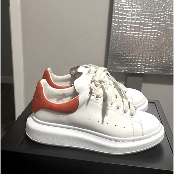 Orange and white Alexander McQueen great condition